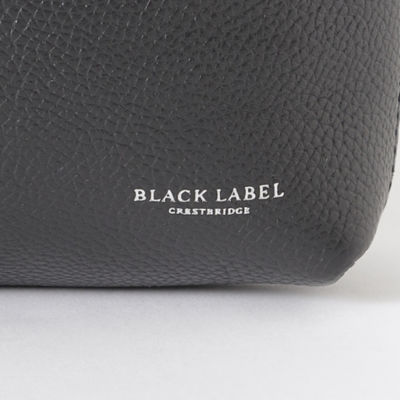 ♡新品未使用♡BLACK LABEL♡ロゴエンボスソフトレザーサコッシュ