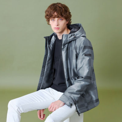 試着 シャドーチェックブルゾン バーバリーブラックレーベル後継