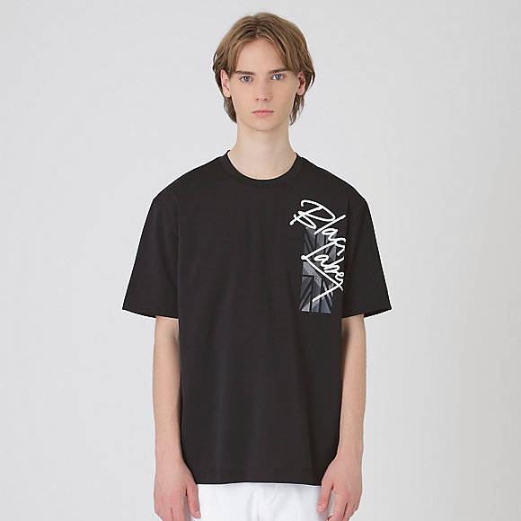 ブラックレーベルクレストブリッジ　バーバリーブラックレーベル　ロゴ　tシャツ