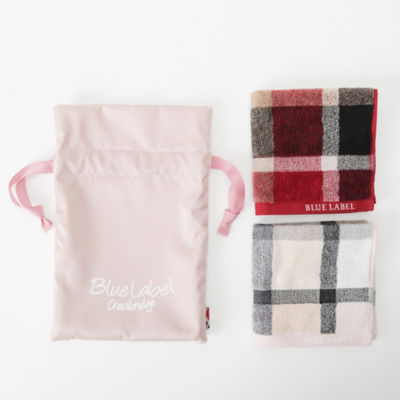 Blue Label Crestbridge ﾌﾞﾙｰﾚｰﾍﾞﾙ ｸﾚｽﾄﾌﾞﾘｯｼﾞ バッグ 巾着タオルハンカチセット ブルーレーベル ブラックレーベル クレストブリッジ オフィシャルサイト