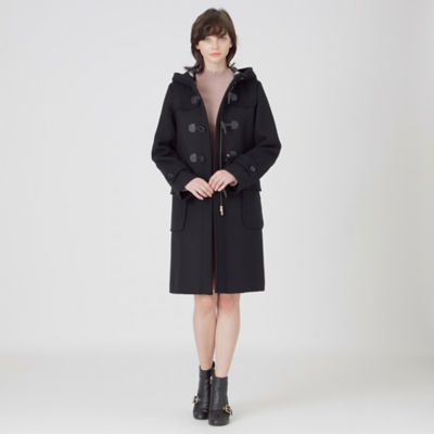 BLUE LABEL リバーシブルメルトンケープ(ネイビー)