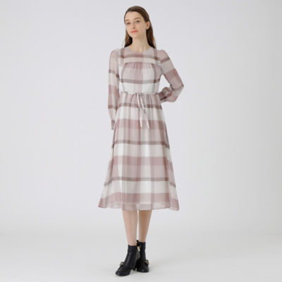 美品 BLUE LABEL CRESTBRIDGE ワンピース チェック M 中古・古着通販】BLUE LABEL CRESTBRIDGE (ブルーレーベル