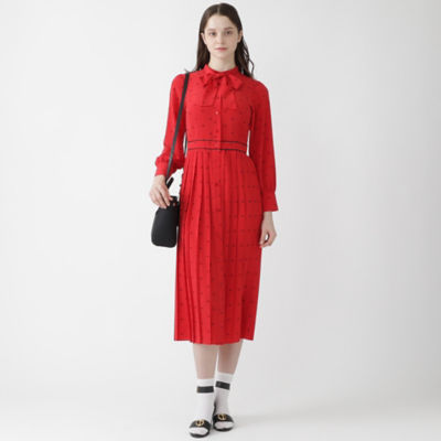 Blue Label Crestbridge ﾌﾞﾙｰﾚｰﾍﾞﾙ ｸﾚｽﾄﾌﾞﾘｯｼﾞ ドレス Sweetコラボ モノグラムプリントワンピース ブルーレーベル ブラックレーベル クレストブリッジ オフィシャルサイト