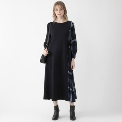 Blue Label Crestbridge ﾌﾞﾙｰﾚｰﾍﾞﾙ ｸﾚｽﾄﾌﾞﾘｯｼﾞ ドレス クリアポンチワンピース ブルーレーベル ブラックレーベル クレストブリッジ オフィシャルサイト