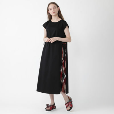 Blue Label Crestbridge ﾌﾞﾙｰﾚｰﾍﾞﾙ ｸﾚｽﾄﾌﾞﾘｯｼﾞ ドレス コンパクトクリアーポンチ サイドプリーツワンピース ブルーレーベル ブラックレーベル クレストブリッジ オフィシャルサイト