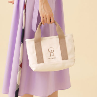 Cb Crestbridge シービー クレストブリッジ ウィメンズバッグ ポーチ キャンバストートバッグ小 クレストブリッジ オフィシャルサイト