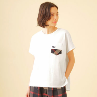 クレストブリッジチェックポケットロゴTシャツ